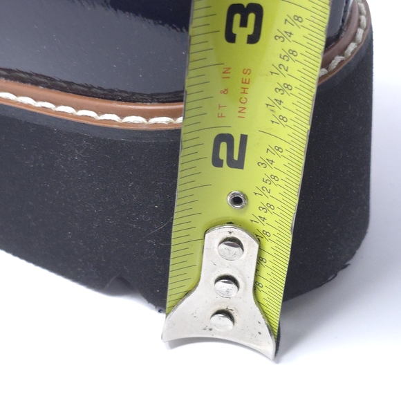 Naturalizer Darry Navy Patent Leather Loafers 6.5W Wide Comfort Shoes - Picture 10 of 12